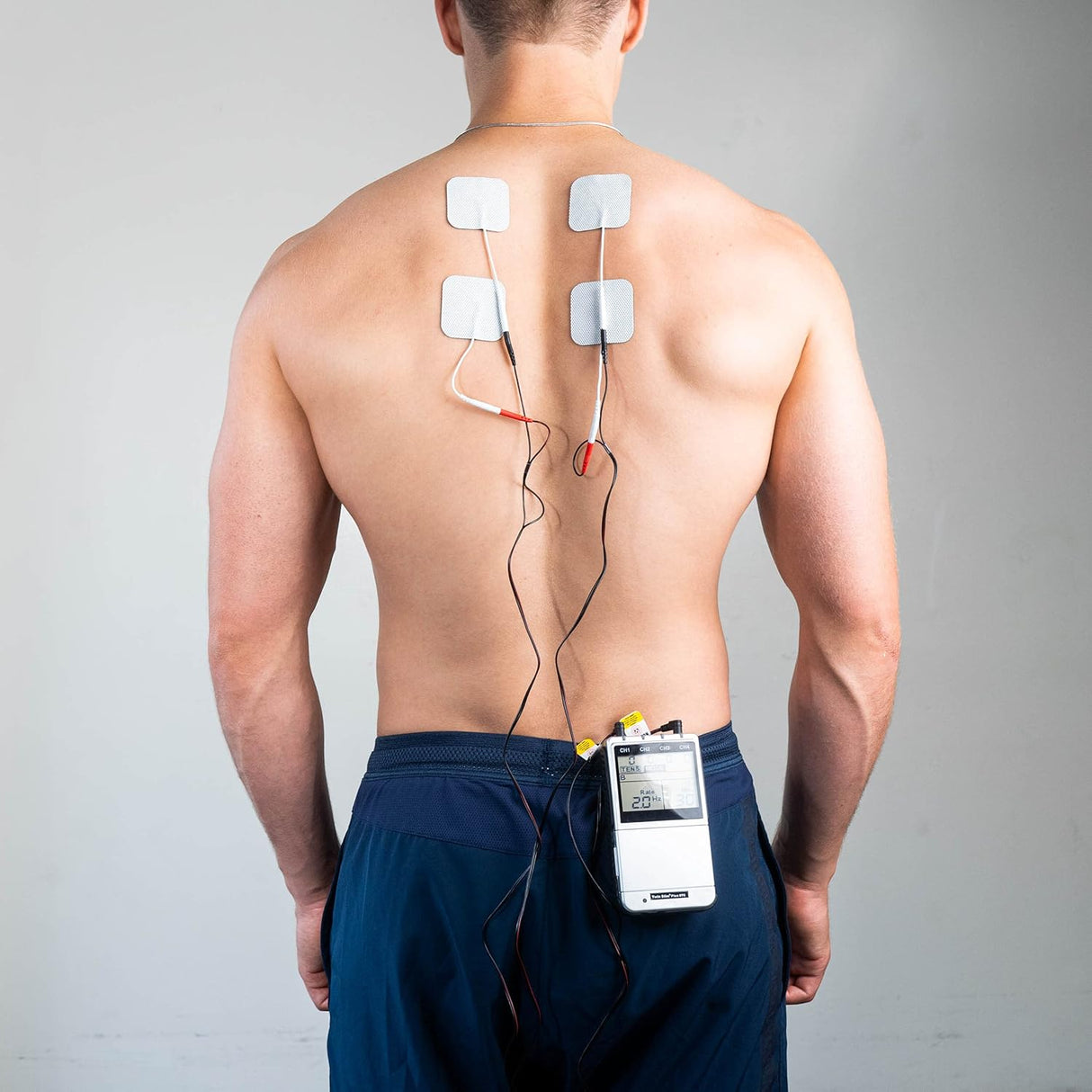 Roscoe Medical TENS & EMS Muscle Stimulator – 4 Channel OTC Unit