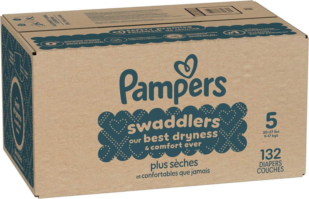 Pampers Swaddlers Diapers – Size 5