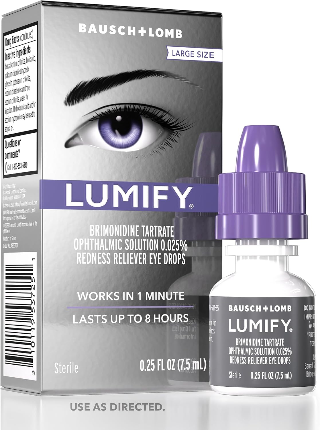 LUMIFY Redness Reliever Eye Drops 0.25 fl oz (7.5 mL)