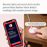 Owlet Dream Sock – Smart FDA-Cleared Baby Monitor (Multiple Color Options)
