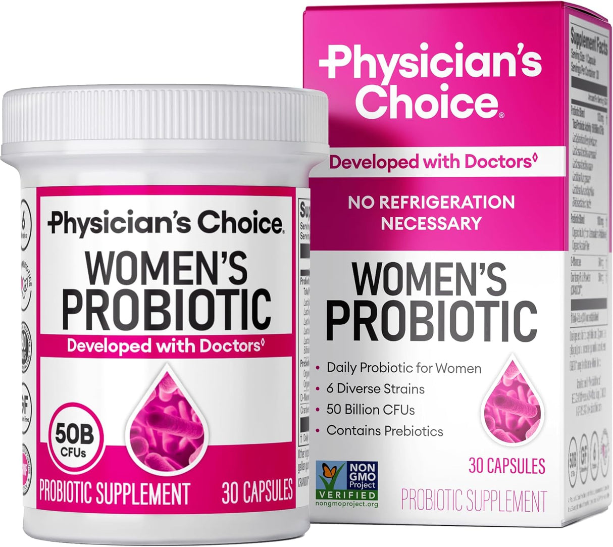 Physician’s CHOICE Women’s Probiotic for Digestive & Feminine Health