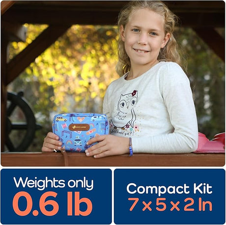 KeepGoing Travel First Aid Kit for Kids – 130pc Mini Kit