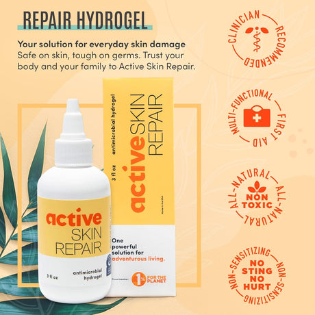Active Skin Repair First Aid Healing Hydrogel 3 oz – Hypochlorous Acid Skin Repair