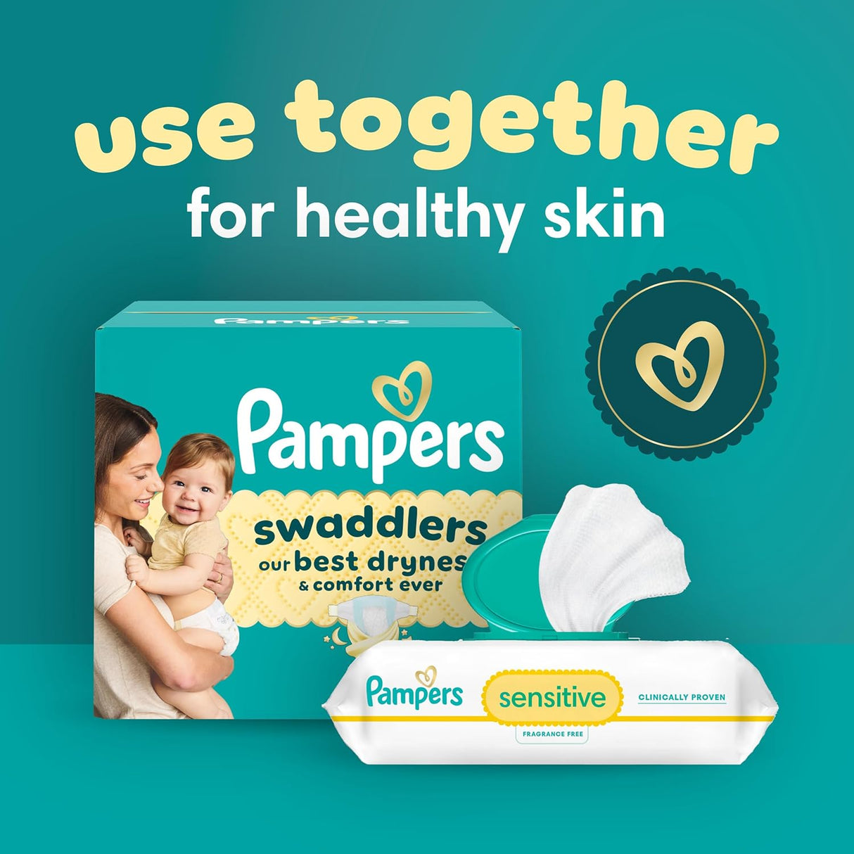 Pampers Swaddlers Diapers – Size 5