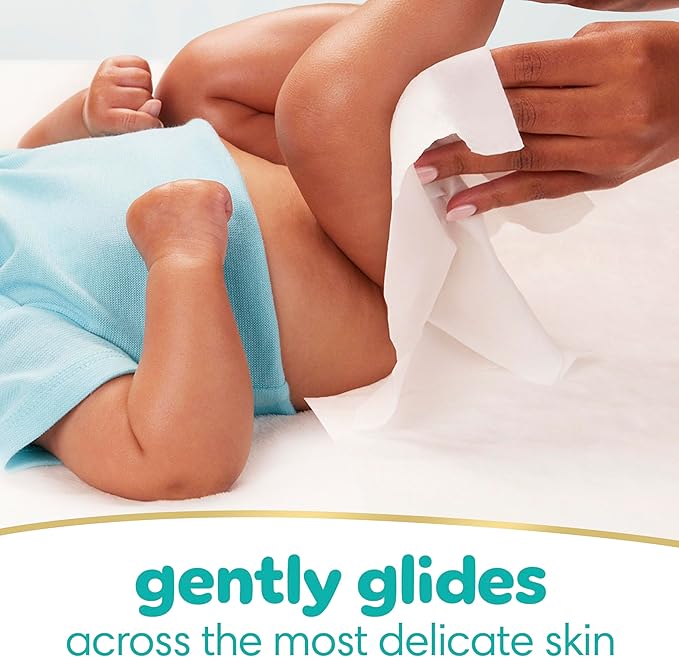 Pampers Sensitive Baby Wipes, 1008 Ct (Flip-Top + Refill Packs), Unscented