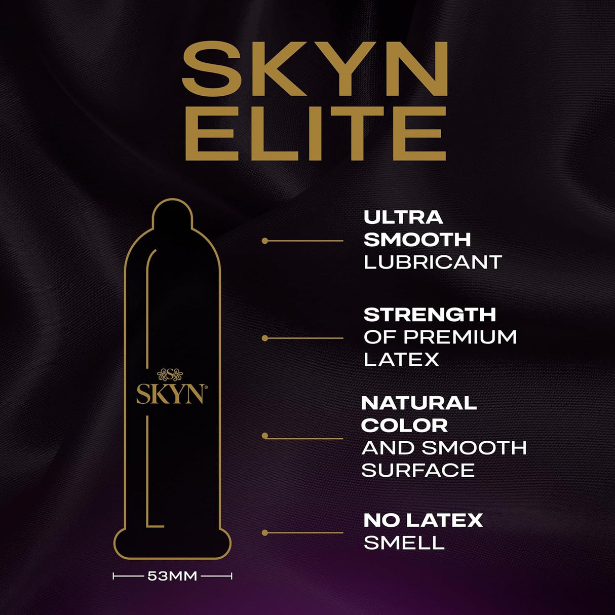 SKYN Elite Ultra-Thin Lubricated Latex-Free Condoms (36 Count)
