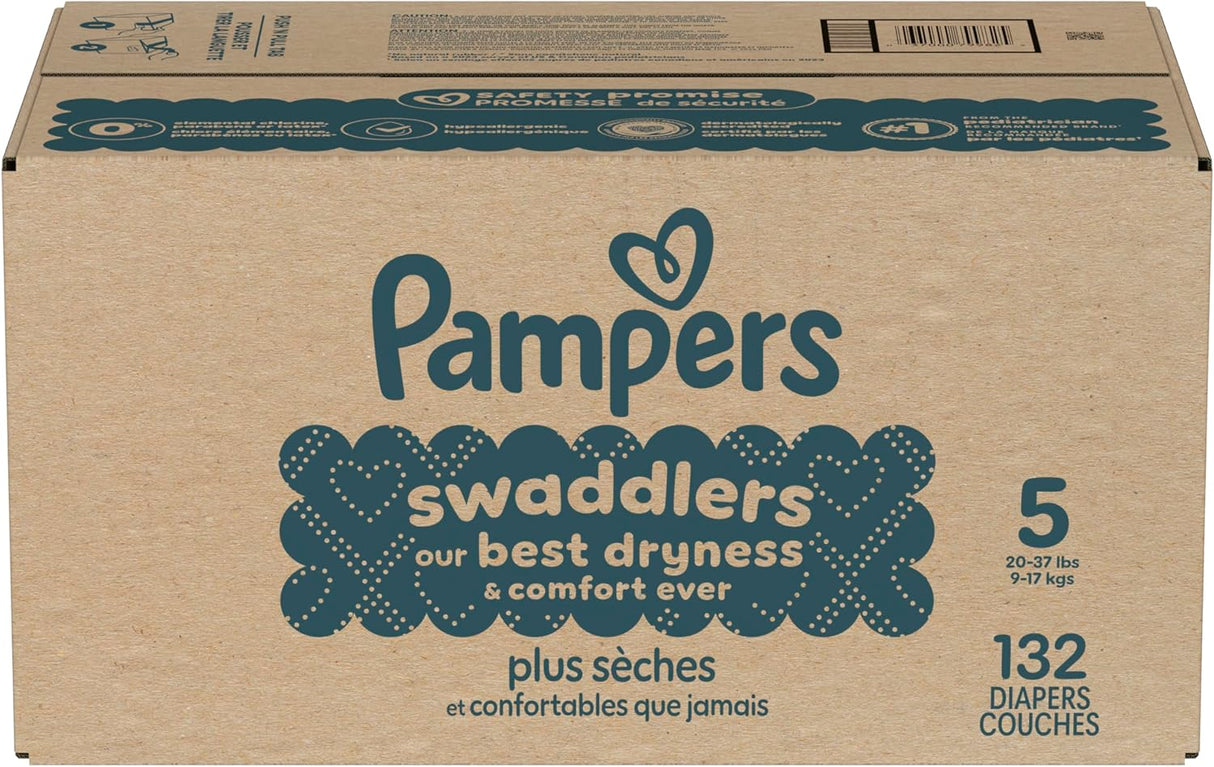 Pampers Swaddlers Diapers – Size 5