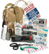 Scherber Premium IFAK Trauma Kit – Fully Stocked MOLLE Pouch (Camo)