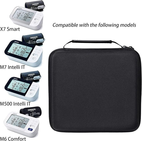 Hard Carrying Case for OMRON Platinum, Gold, 7 Series & 10 Series Blood Pressure Monitors