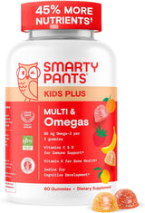 SmartyPants Kids Multivitamin + Omegas Gummies – 60 Count