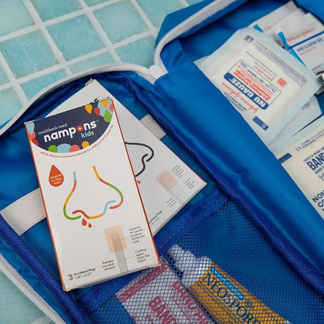 Nampons Kids Nosebleed Stoppers – 12 or 24 Pack, Pediatric Clotting Aid