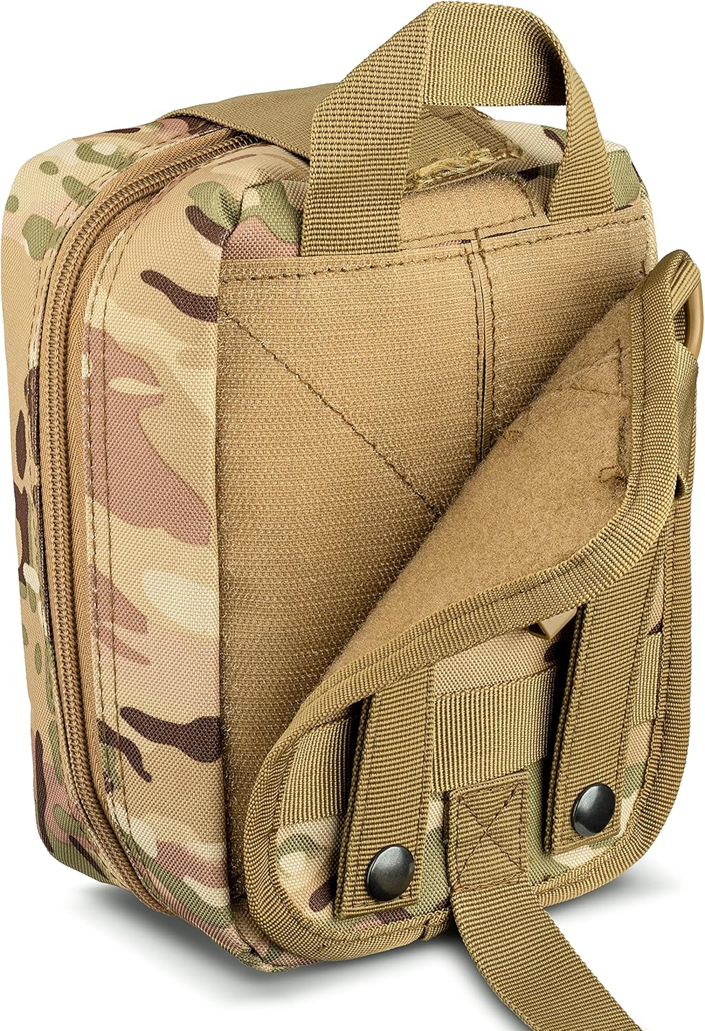 Scherber Premium IFAK Trauma Kit – Fully Stocked MOLLE Pouch (Camo)