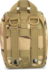 Scherber Premium IFAK Trauma Kit – Fully Stocked MOLLE Pouch (Camo)