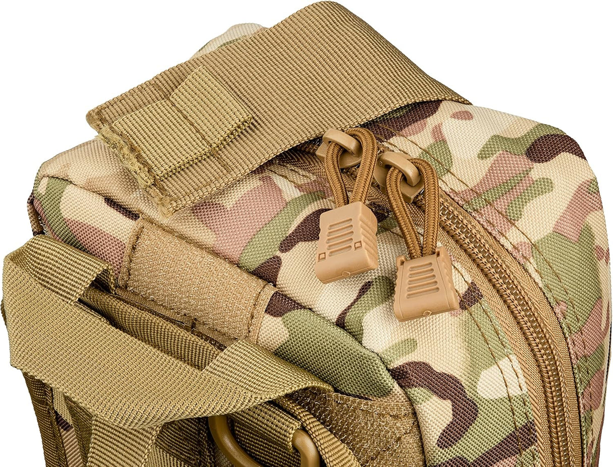 Scherber Premium IFAK Trauma Kit – Fully Stocked MOLLE Pouch (Camo)