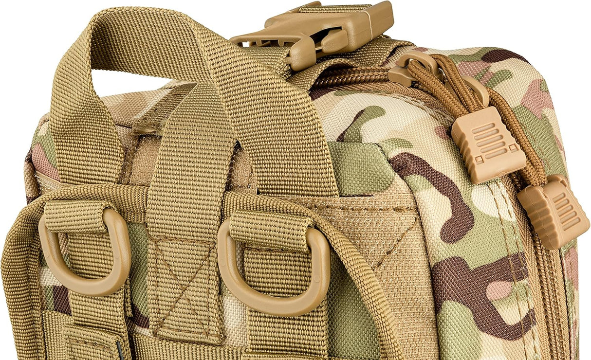 Scherber Premium IFAK Trauma Kit – Fully Stocked MOLLE Pouch (Camo)