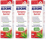 Alocane Max Emergency Burn Gel 4% lidocaine 2.5 oz 3-pack