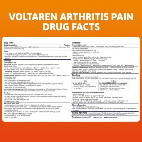 Voltaren Arthritis Pain Gel with Easy Open Cap