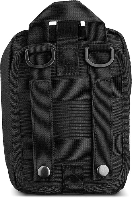 Scherber Premium IFAK Trauma Kit – Fully Stocked MOLLE Pouch (Black)