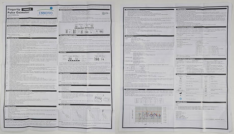 Innovo iP900BP-B Fingertip Pulse Oximeter Blood Oxygen Monitor [Bluetooth]