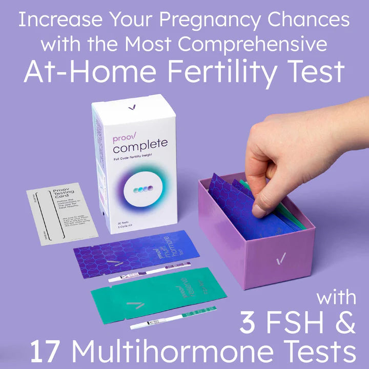 Proov Complete Full Cycle Fertility Insight Testing System