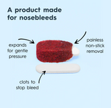 Nampons Kids Nosebleed Stoppers – 12 or 24 Pack, Pediatric Clotting Aid