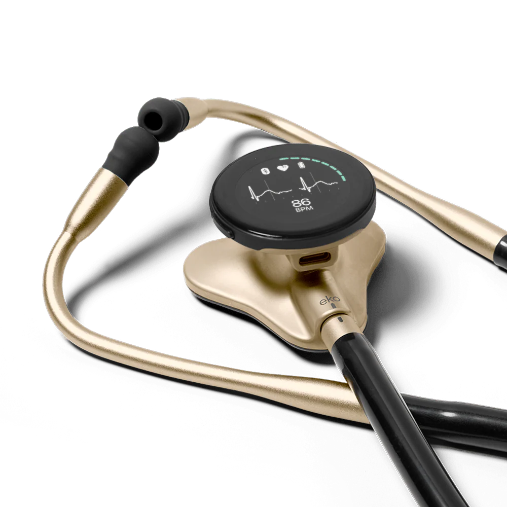 Eko CORE 500™ Digital Stethoscope – Champagne w/ Case