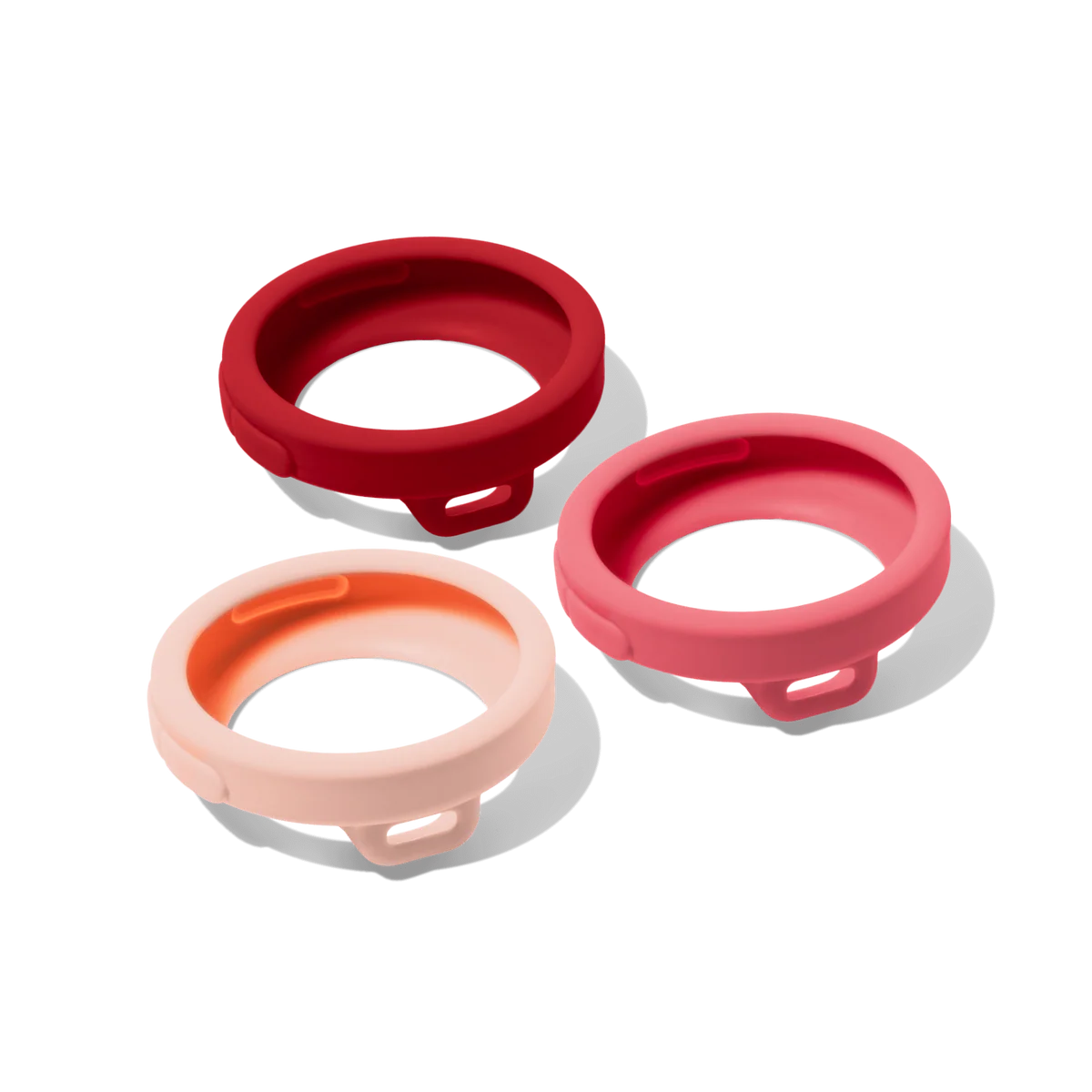 Eko CORE 500 Protective Chestpiece Cover 3-Pack Desert Collection (Red)