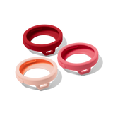 Eko CORE 500 Protective Chestpiece Cover 3-Pack Desert Collection (Red)