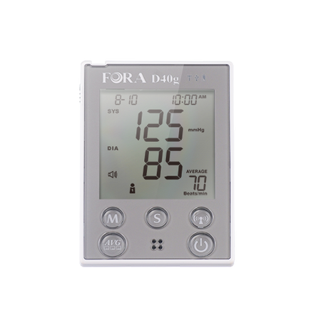 FORA D40g LTE Connected Blood Pressure Monitor and Blood Glucose Monitoring System [LTE]