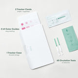 Frida Fertility Ovulation Prediction Test - Over 99% Accurate, Find Your 48 Hour Baby Making Window No App Required - 60 Strips + 5 Piece Tracking System