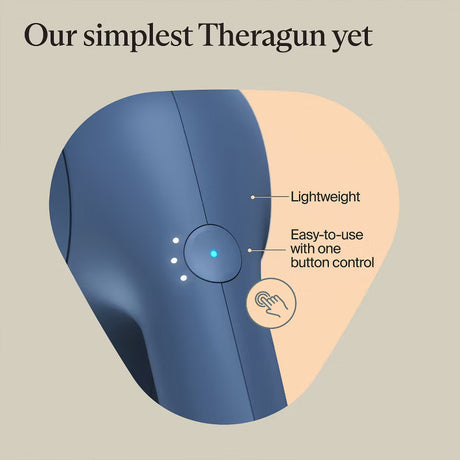 Therabody Theragun Relief – Lightweight Percussive Massage Gun (Navy)