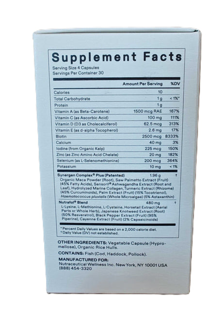 Nutrafol Women’s Balance Hair Growth Supplement 1-Month Supply