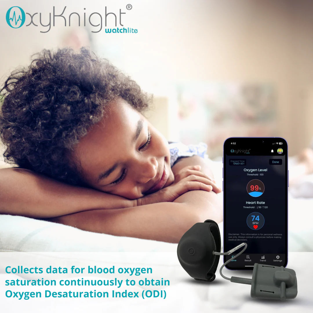 OxyKnight Watch Lite Pediatric Smart Sleep Oximeter