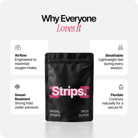 Pink Nasal Strips