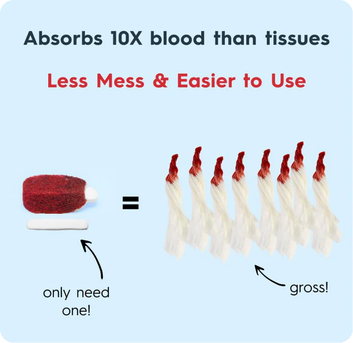 Nampons Kids Nosebleed Stoppers – 12 or 24 Pack, Pediatric Clotting Aid