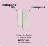Nampons Kids Nosebleed Stoppers – 12 or 24 Pack, Pediatric Clotting Aid