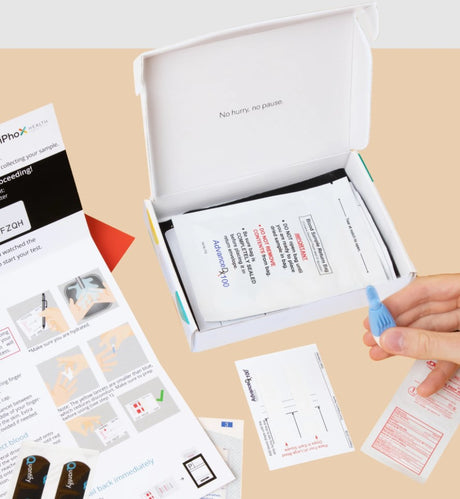 SiPhox At-Home Blood Test Kit – Hormone, Cholesterol & Wellness Panel
