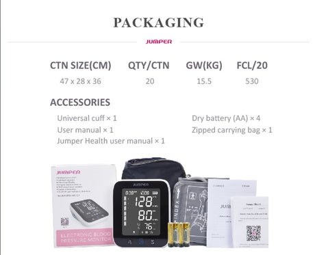 Jumper JPD-HA121 Blood Pressure Monitor [Bluetooth]