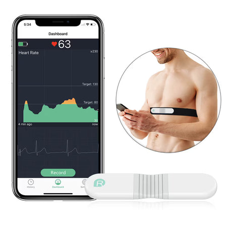 Wellue Strap-Free Heart Rate ECG Monitor