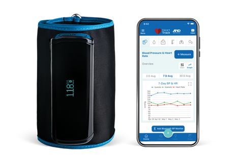 A&D UltraConnect Wireless Blood Pressure Monitor UA-1200BLE [Bluetooth]