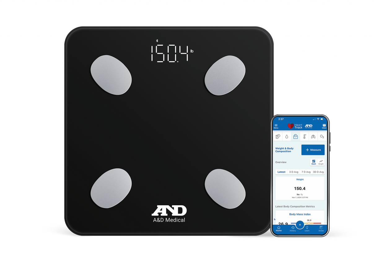A&D Bluetooth Body Composition Scale – UC-450BLE