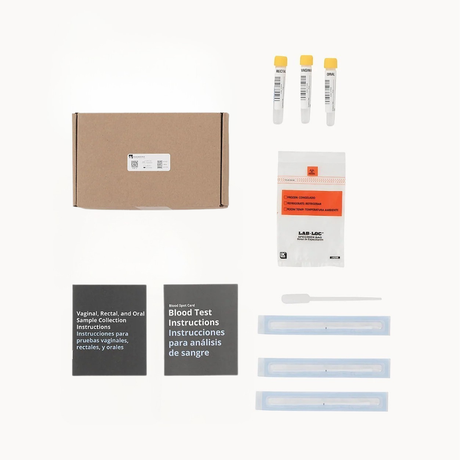 Standard STI Panel – 3-Site At-Home Test