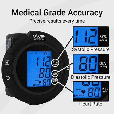 Vive Wrist Blood Pressure Monitor [Bluetooth]