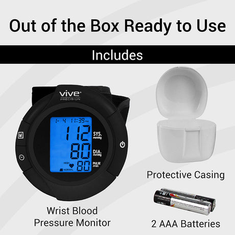 Vive Wrist Blood Pressure Monitor [Bluetooth]