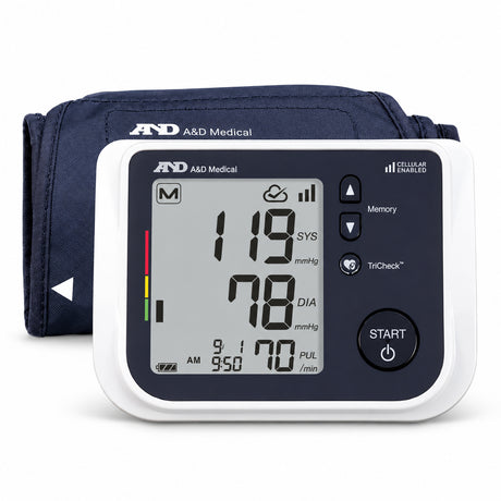 A&D Cellular Blood Pressure Monitor UA-1020CEL LTE