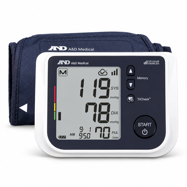 A&D Cellular Blood Pressure Monitor UA-1020CEL LTE