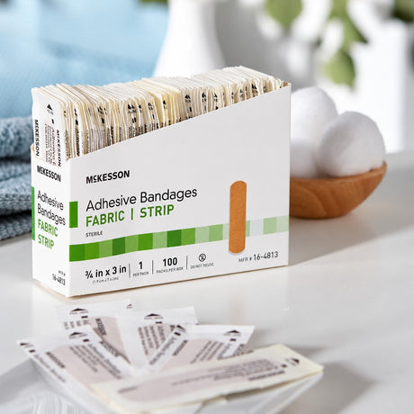 McKesson Fabric Adhesive Bandages - 3/4 x 3 in (view 23)