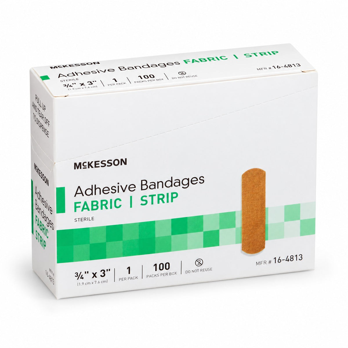 McKesson Fabric Adhesive Bandages - 3/4 x 3 in (view 20)