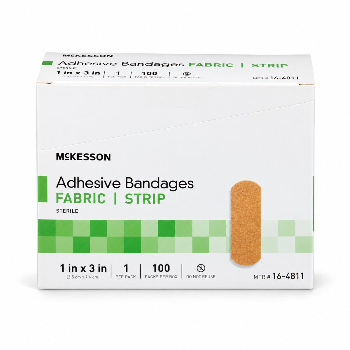McKesson Fabric Adhesive Bandages - 1 x 3 in (view 4)