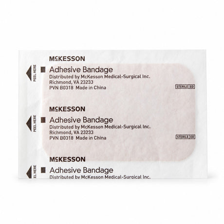 McKesson Fabric Adhesive Bandages - 2 x 3 in (view 16)